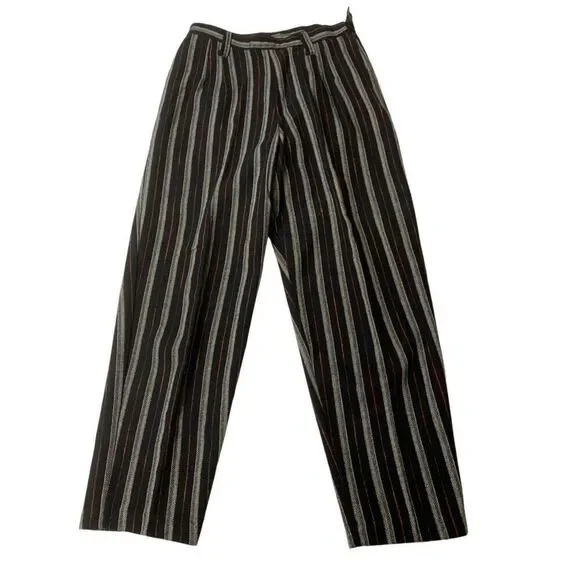 Vintage Wool Striped Pants - Picture 1 of 9